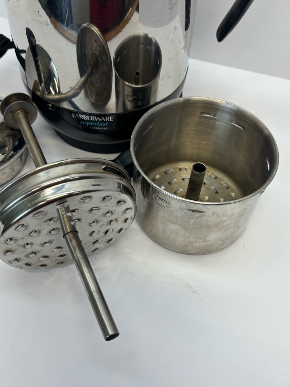 Farberware Superfast 8 Cup Electric Coffee Percolator Tested Works - Picture 5 of 8
